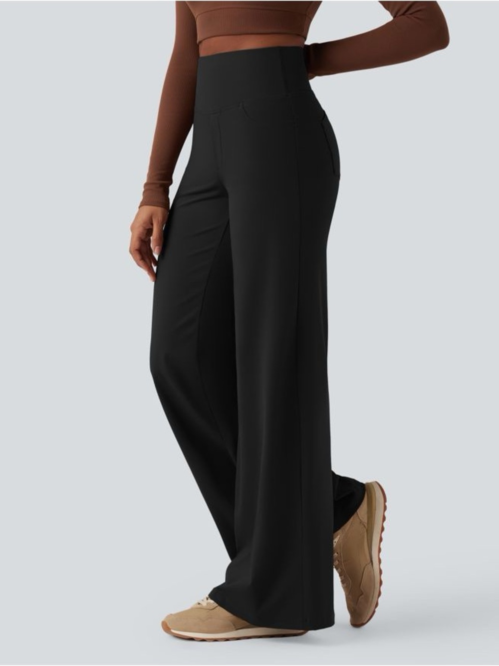 Halara Wide Leg Sculpting Pants - Picture 3 of 3